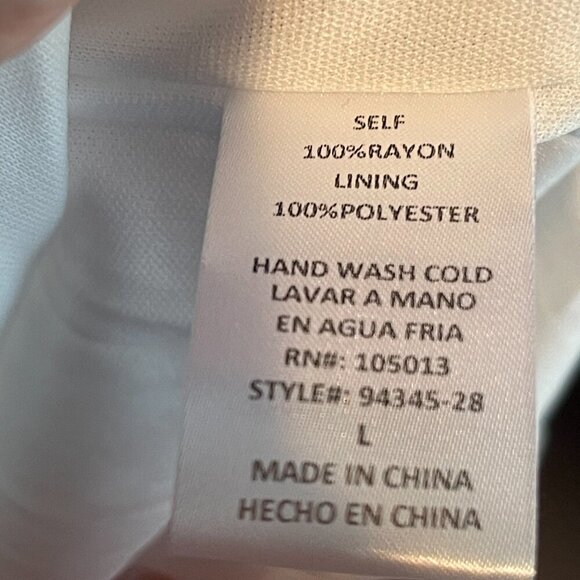 Emily Wonder Blue and White Maxi Sundress - Size L - NWT - Picture 7 of 9